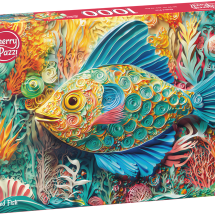 CherryPazzi Quilled Fish Puzzel 1000 Stukjes