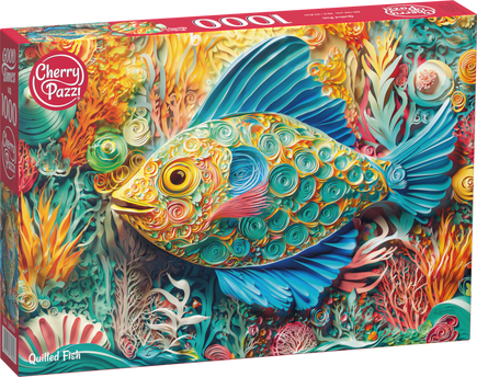 CherryPazzi Quilled Fish Puzzel 1000 Stukjes