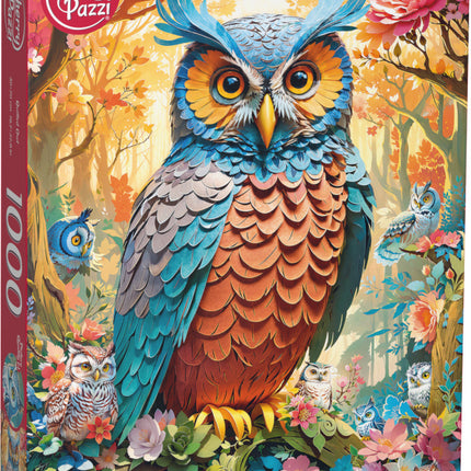 CherryPazzi Quilled Owl Puzzel 1000 Stukjes