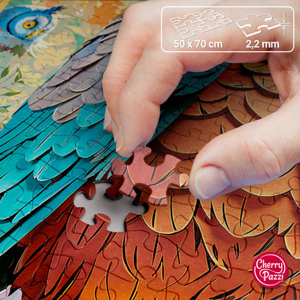 CherryPazzi Quilled Owl Puzzel 1000 Stukjes