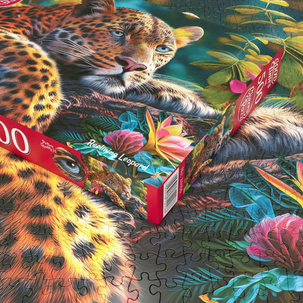 CherryPazzi Reclining Leopard Puzzel 500 Stukjes