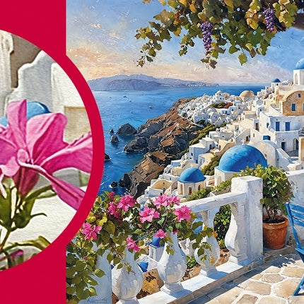 CherryPazzi Santorini Blues Puzzel 1000 Stukjes