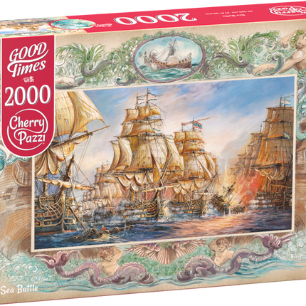 CherryPazzi Sea Battle Puzzel 2000 Stukjes