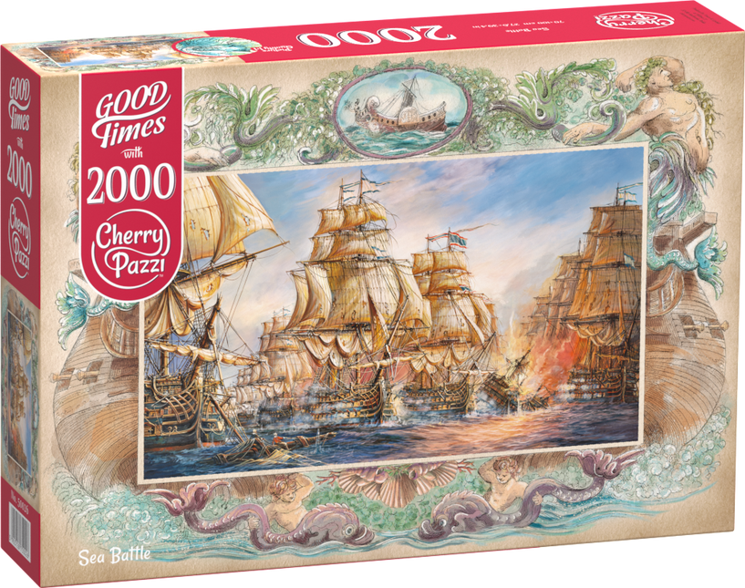 CherryPazzi Sea Battle Puzzel 2000 Stukjes