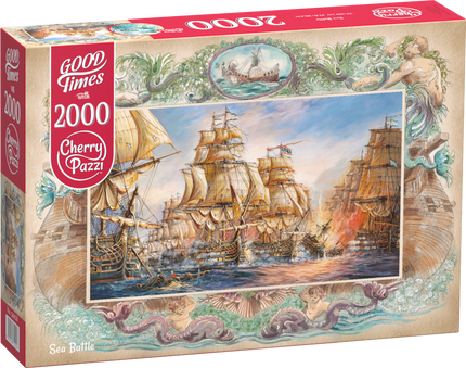 CherryPazzi Sea Battle Puzzel 2000 Stukjes