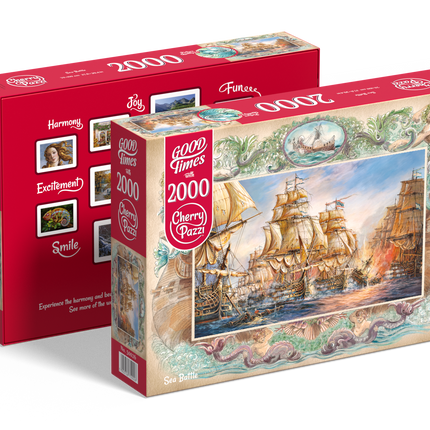 CherryPazzi Sea Battle Puzzel 2000 Stukjes