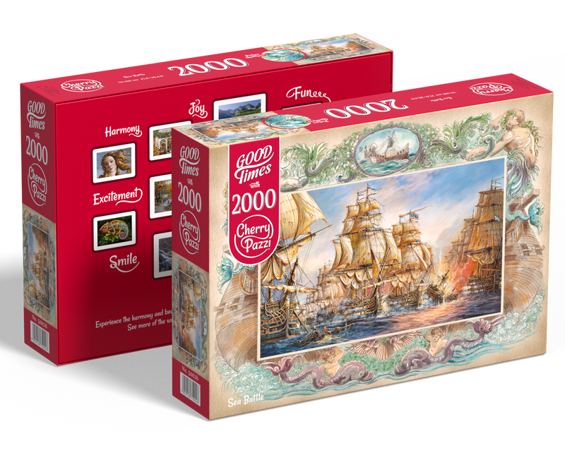 CherryPazzi Sea Battle Puzzel 2000 Stukjes