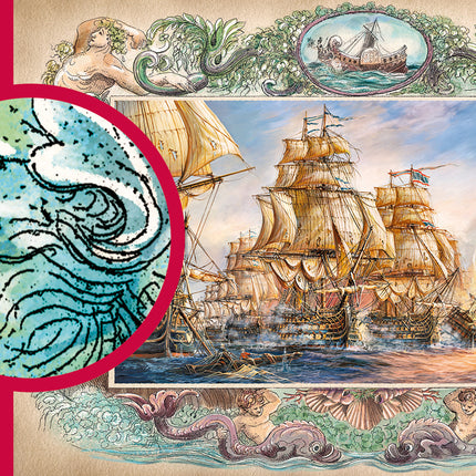 CherryPazzi Sea Battle Puzzel 2000 Stukjes