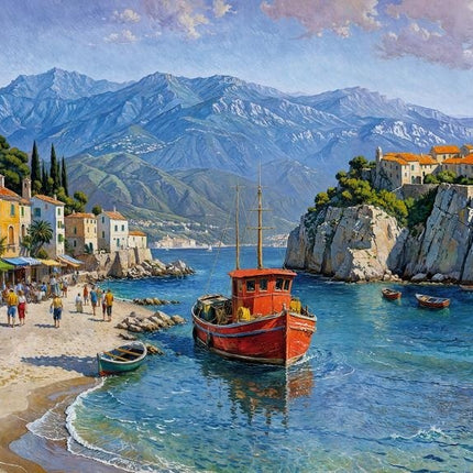 CherryPazzi Seaside Village Puzzel 1000 Stukjes