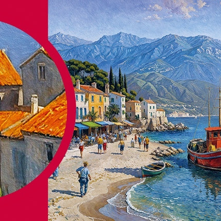 CherryPazzi Seaside Village Puzzel 1000 Stukjes