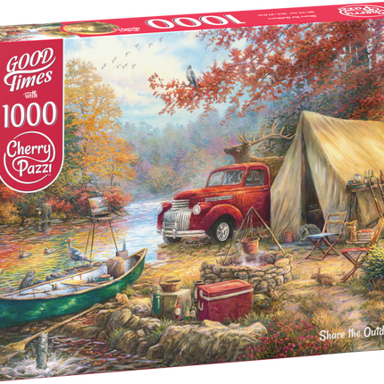 CherryPazzi Share the Outdoors Puzzel 1000 Stukjes