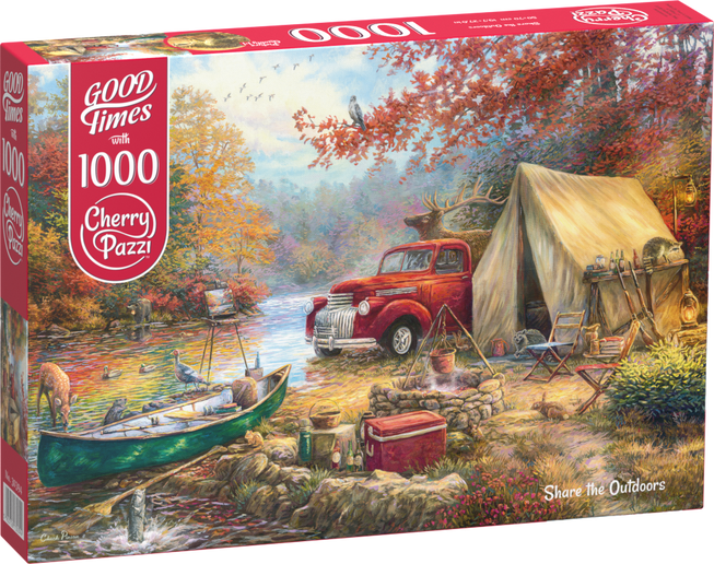 CherryPazzi Share the Outdoors Puzzel 1000 Stukjes