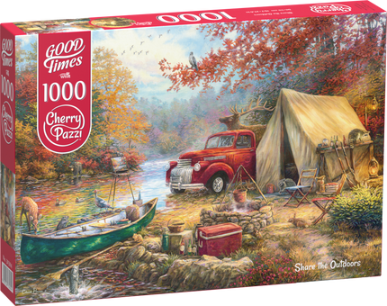 CherryPazzi Share the Outdoors Puzzel 1000 Stukjes