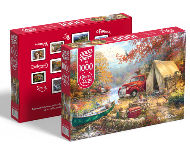 CherryPazzi Share the Outdoors Puzzel 1000 Stukjes