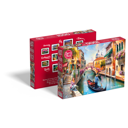 CherryPazzi Summer in Venice Puzzel 1000 Stukjes