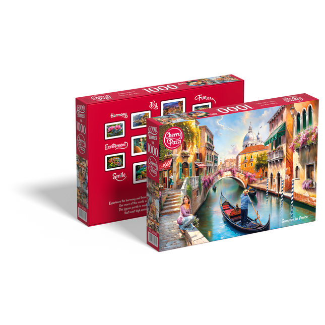 CherryPazzi Summer in Venice Puzzel 1000 Stukjes