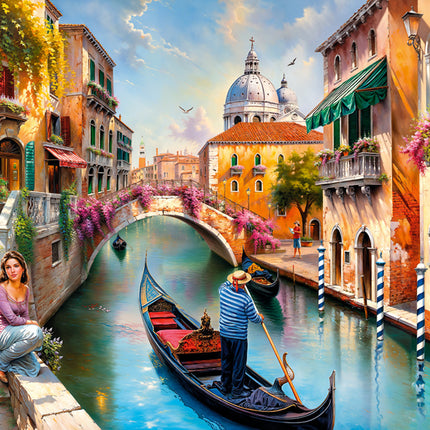 CherryPazzi Summer in Venice Puzzel 1000 Stukjes