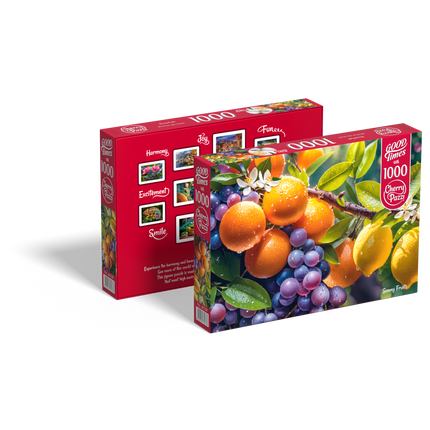 CherryPazzi Sunny Fruits Puzzel 1000 Stukjes