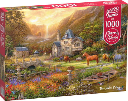 CherryPazzi The Golden Valley Puzzel 1000 Stukjes