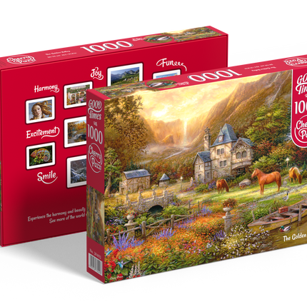 CherryPazzi The Golden Valley Puzzel 1000 Stukjes