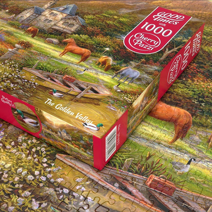 CherryPazzi The Golden Valley Puzzel 1000 Stukjes