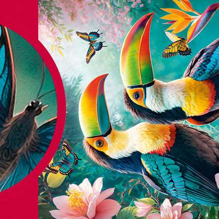 CherryPazzi Toucans' Paradise Puzzel 1000 Stukjes