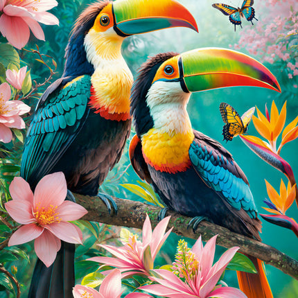 CherryPazzi Toucans' Paradise Puzzel 1000 Stukjes