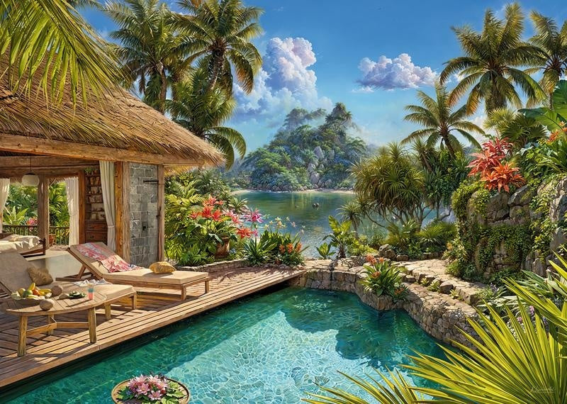 CherryPazzi Tropical Vacation Puzzel 2000 Stukjes