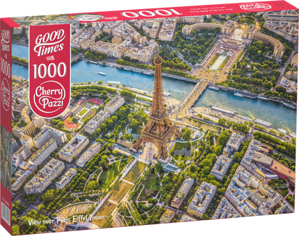 CherryPazzi View over Paris Eiffel Tower Puzzel 1000 Stukjes