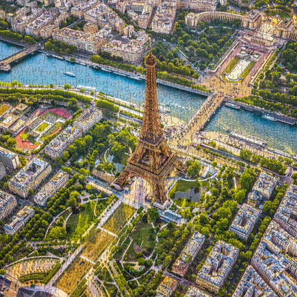 CherryPazzi View over Paris Eiffel Tower Puzzel 1000 Stukjes