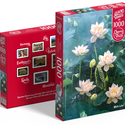 CherryPazzi White Lotus Puzzel 1000 Stukjes