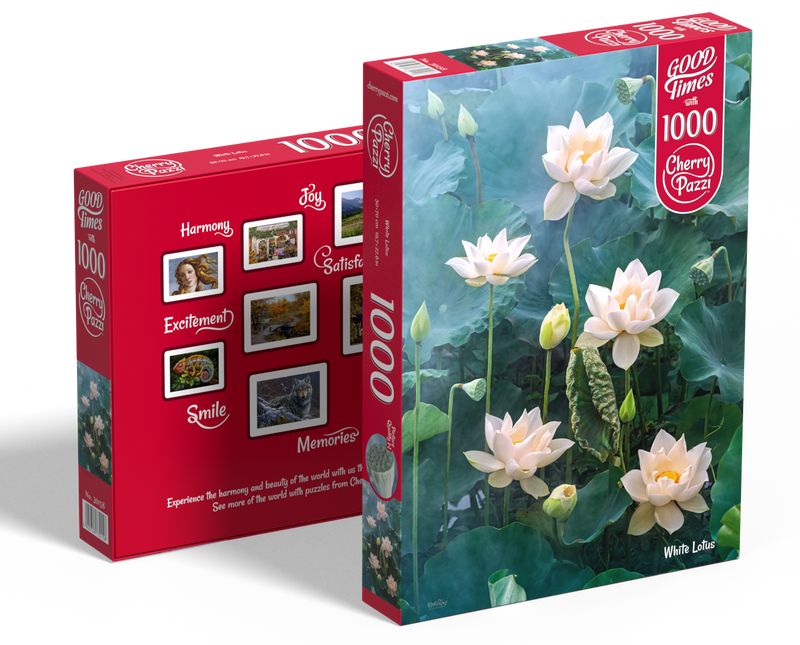 CherryPazzi White Lotus Puzzel 1000 Stukjes