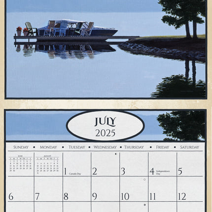 Delafield At the Water's Edge Kalender 2025