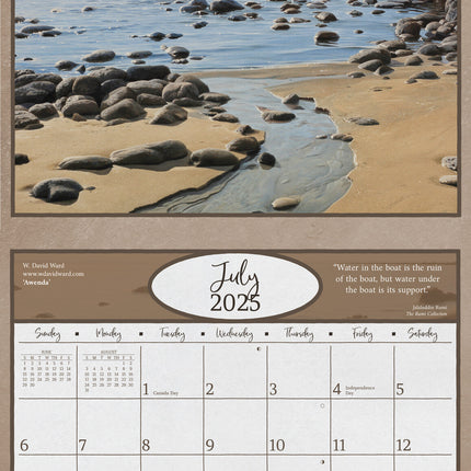 Delafield Mystical Shores Kalender 2025