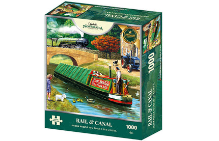 Kidicraft Rail & Canal Puzzel 1000 Stukjes