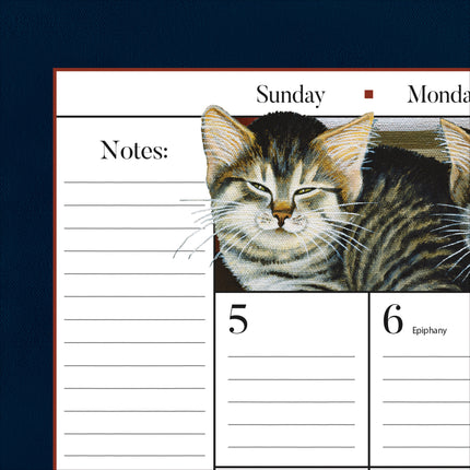 LANG American Cat Deskpad Kalender 2025