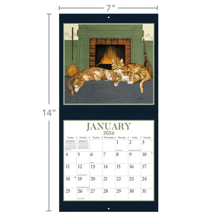 LANG American Cat Kalender 2026