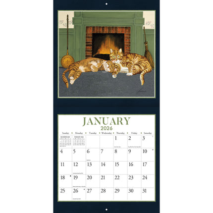 LANG American Cat Mini Kalender 2026