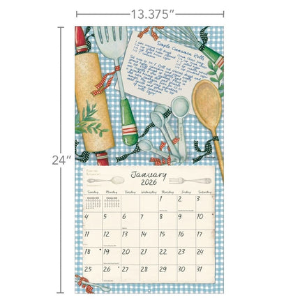 LANG American Kitchen Kalender 2026