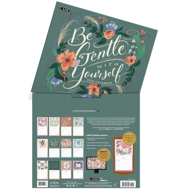 LANG Be Gentle with Yourself Kalender 2026