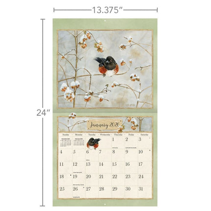 LANG Birds in the Garden Kalender 2026