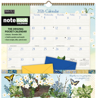 LANG Botanical Gardens Pocket Note Nook Kalender 2026