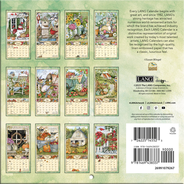 LANG Bountiful Blessings Mini Kalender 2026