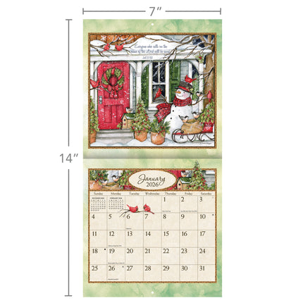 LANG Bountiful Blessings Mini Kalender 2026