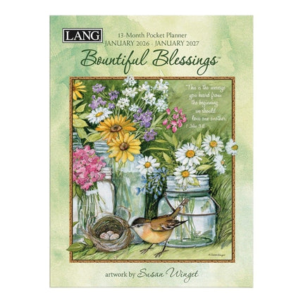 LANG Bountiful Blessings Pocket Agenda 2026