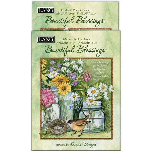 LANG Bountiful Blessings Pocket Agenda 2026