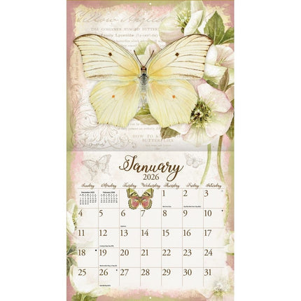 LANG Butterflies Kalender 2026