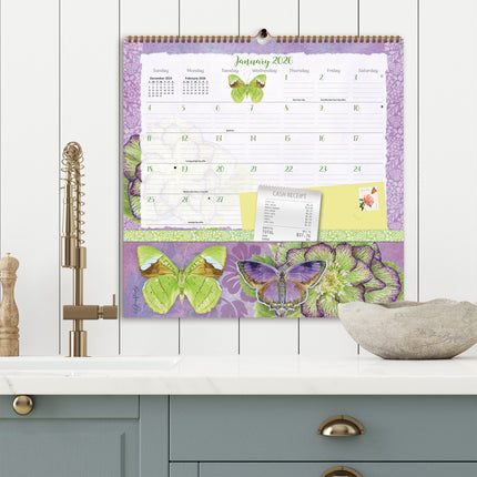 LANG Butterflies Pocket Note Nook Kalender 2026