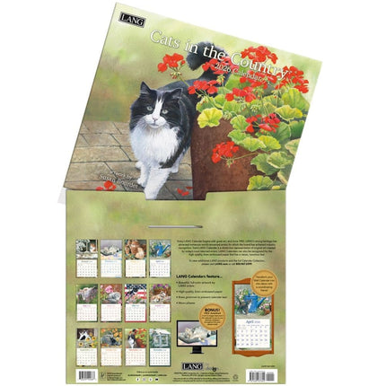 LANG Cats in the Country Kalender 2026