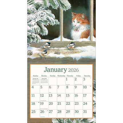 LANG Cats in the Country Kalender 2026